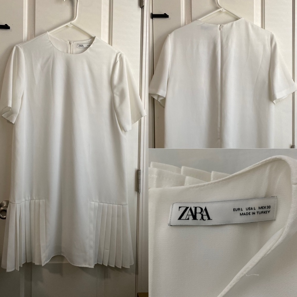 Zara white dress